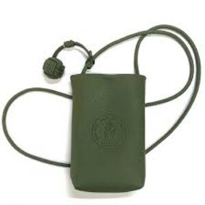 Mugrs Green Cell Phone Crossbody Bag